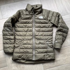 North Face down coat. Girls Large 14/16